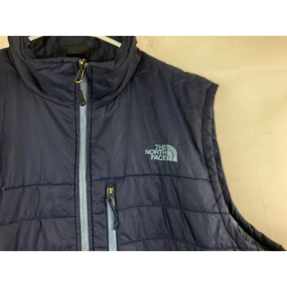 The North Face Thermoball Eco Vest Mens XXL Navy Blue Quilted Puffer